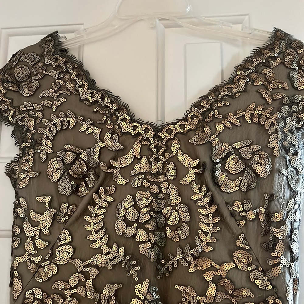 Tadashi Shoji beaded cocktail dress